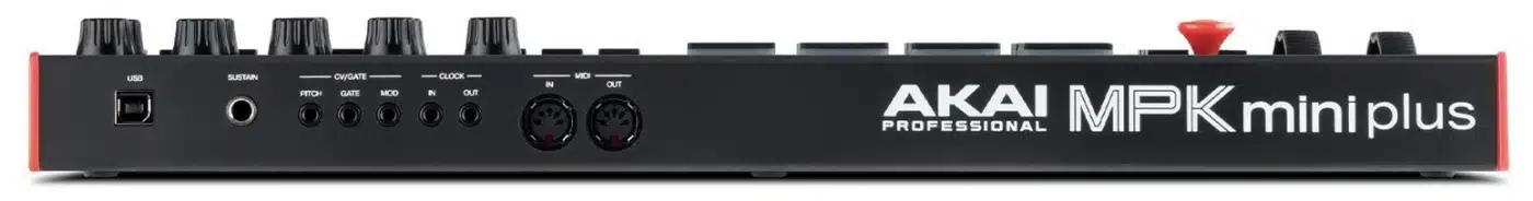 Les nouveautés synthés d'octobre 2022 8 Le dos du MPK mini plus d'AKAI