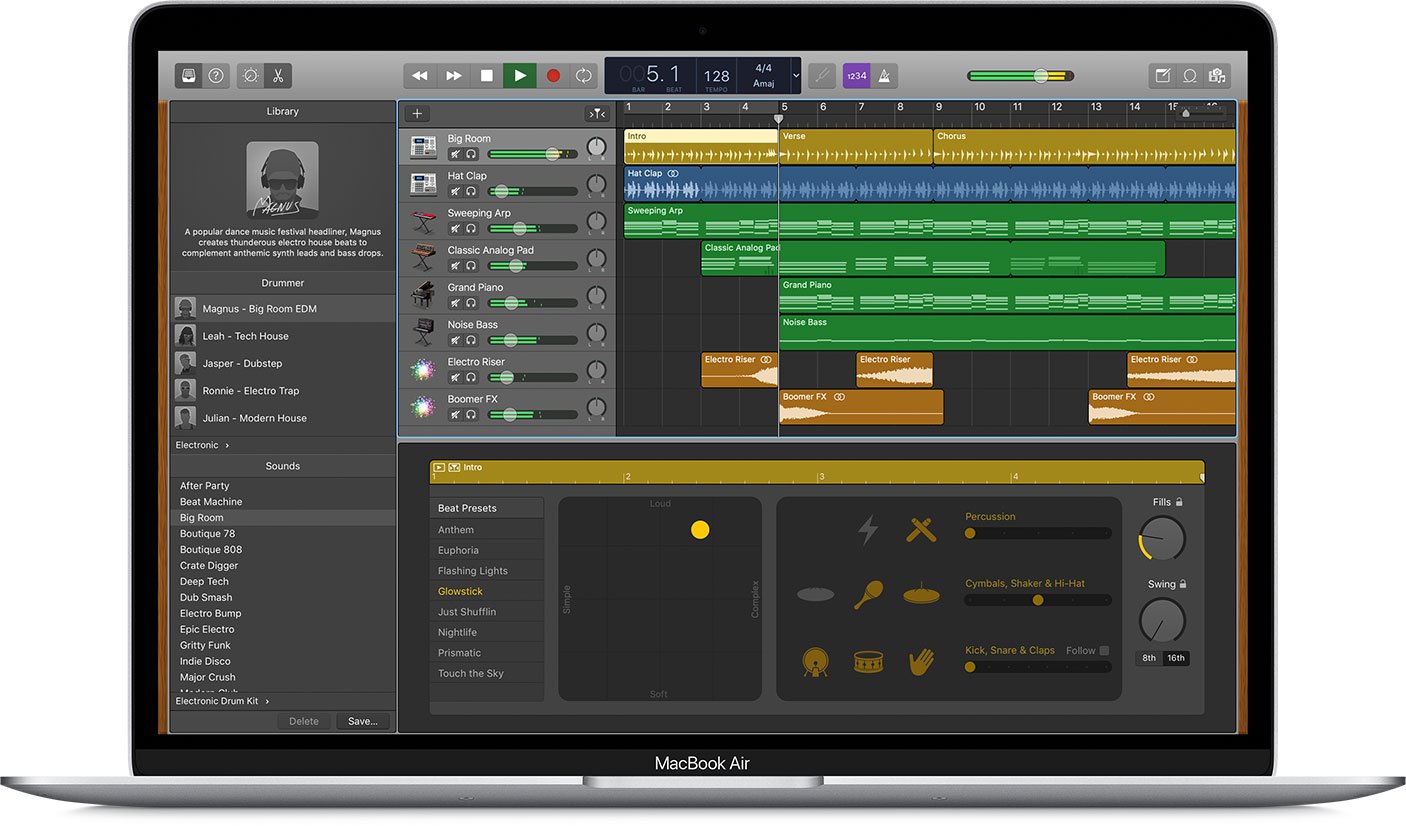 5 idées pour choisir son premier synthétiseur 30 Apple Garage Band