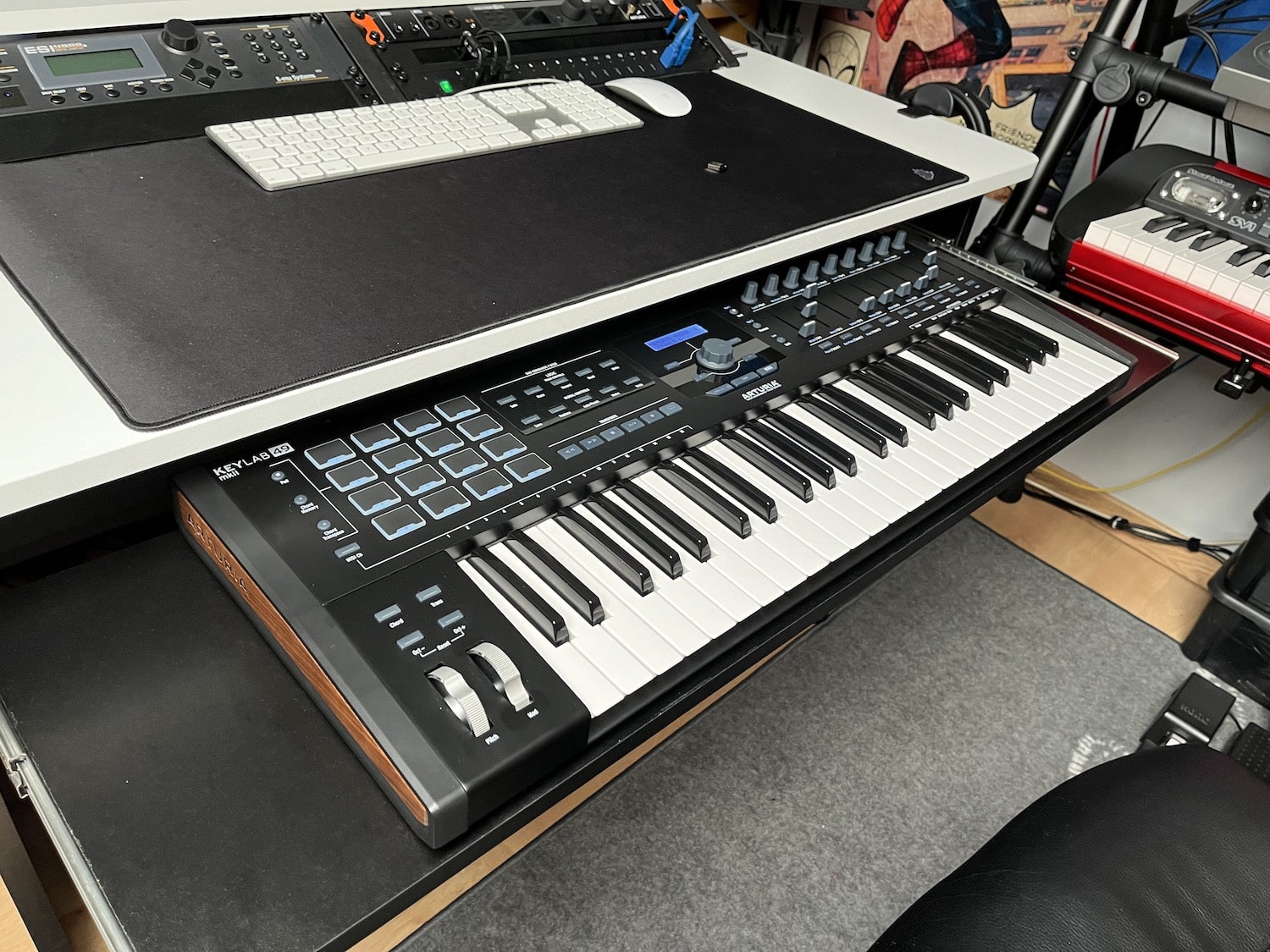 Présentation home studio 2024 26 Arturia Keylab 49 MK2 - blog SynthFood