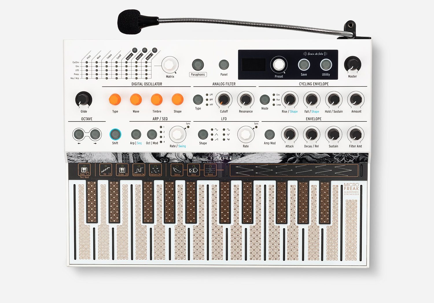 Arturia Minifreak le test complet 1 Arturia Microfreak version blanche avec vocoder