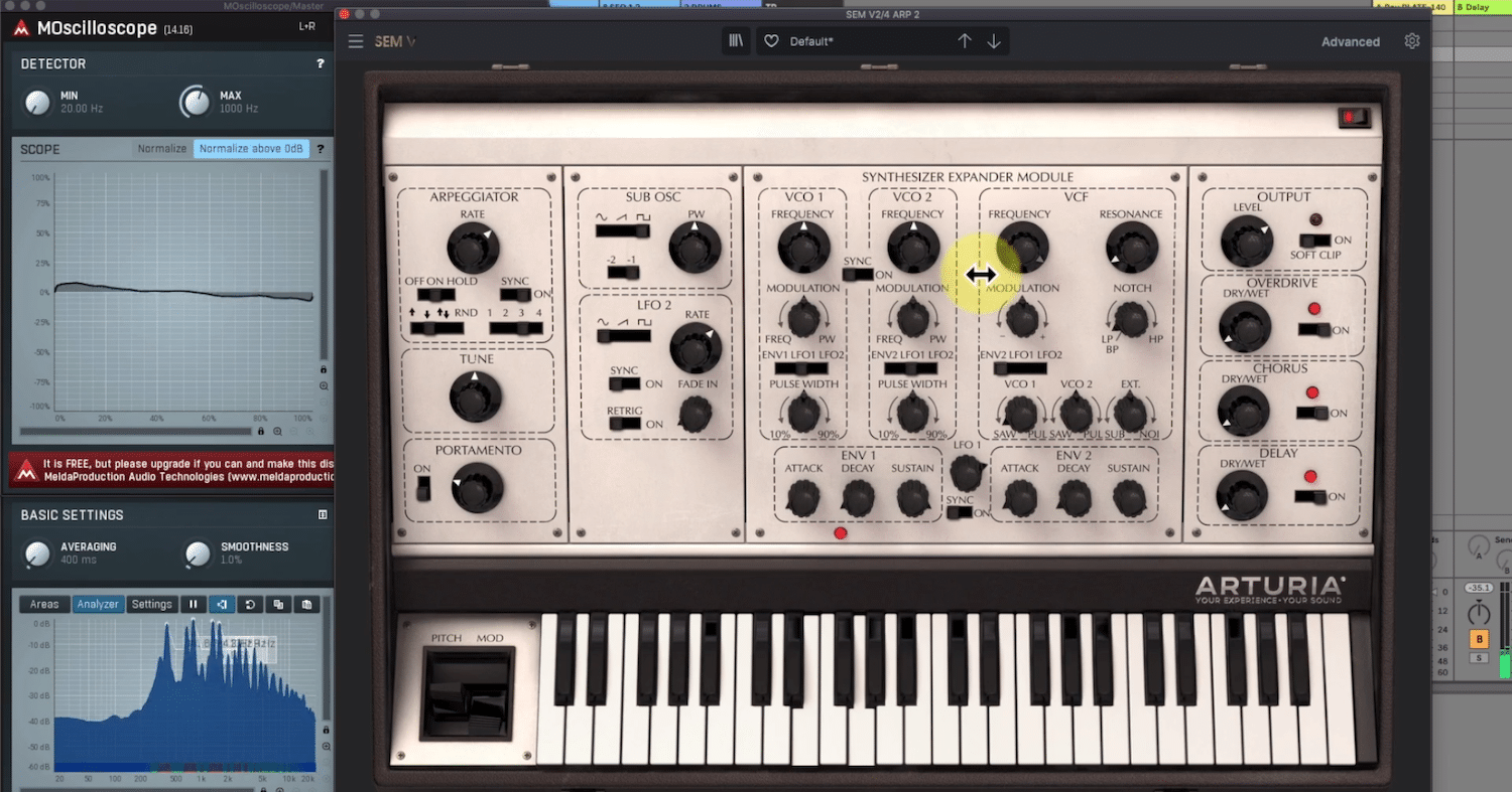 Formation SawUp sur la V Collection Arturia 9 Vol. 1 4 Arturia SEM V