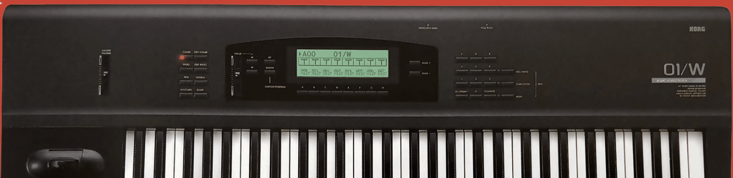 Bandeau Korg 01/W découverte et entretien