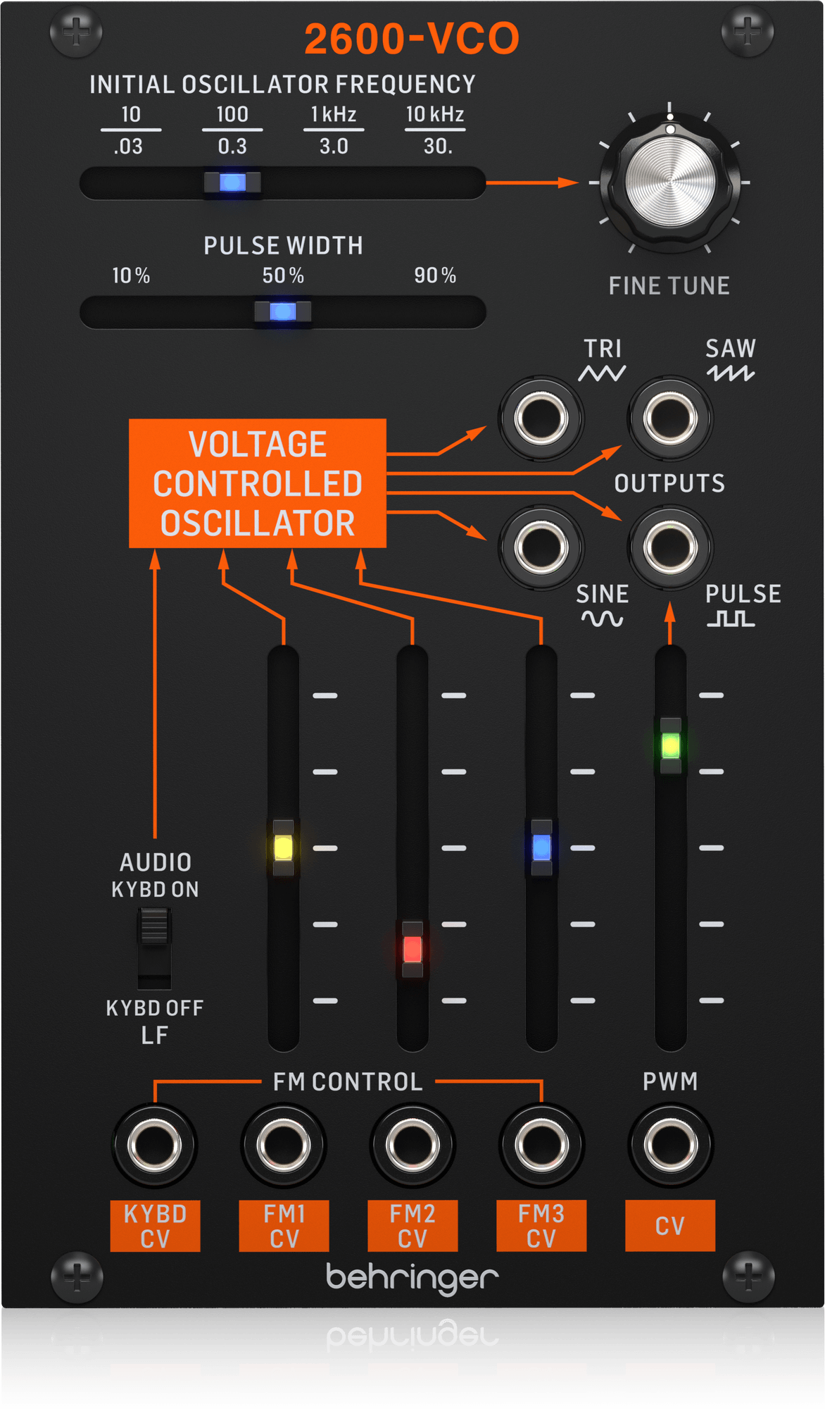 Les news synthés de Juillet 15 Behringer 2600 VCO facade