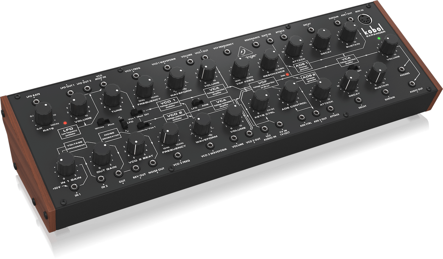 Behringer Kobol Expander vue de c&ocirc;t&eacute;