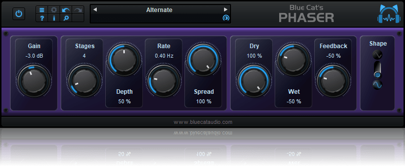 J'apprends le synthétiseur : les effets 17 Blue Cat’s Phaser