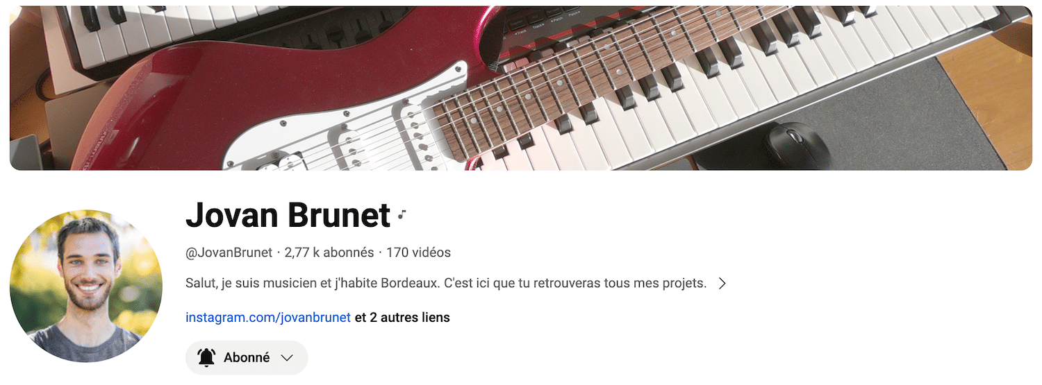 Jovan Brunet un YouTubeur à découvrir 1 Chaine YouTube de Jovan Brunet