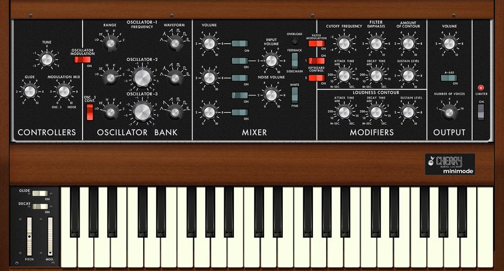 Nouveautés synthétiseurs de mai 2022 10 Cherry Audio Minimode