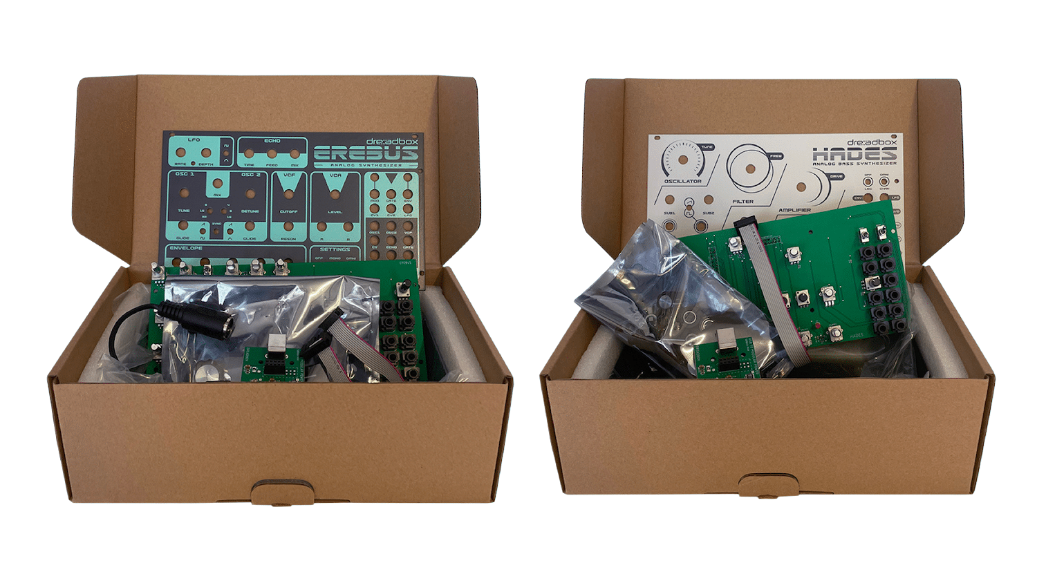 Nouveautés synthés de novembre 2022 13 Les kits Dreadbox des synthés Erebus et Hades