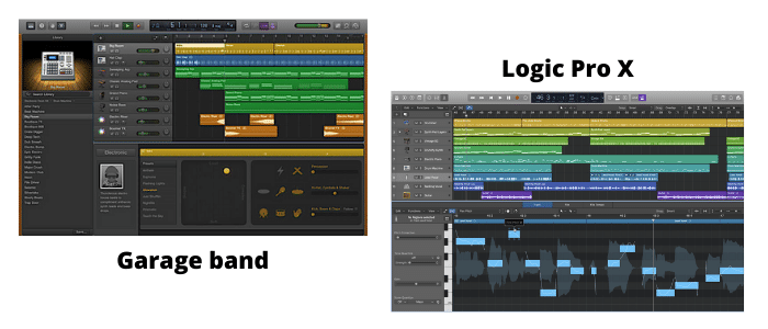 Choisir votre séquenceur et synchroniser vos synthétiseurs 2 Illustration Garage Band et Apple Logic Pro X