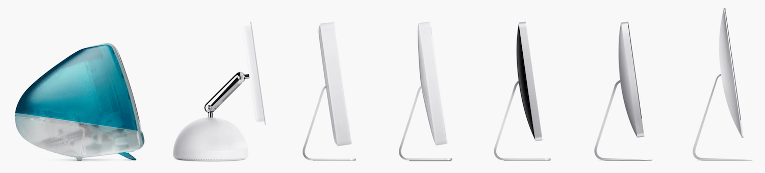 Les news synthés de la semaine 9 Les différentes générations d'Imac Apple