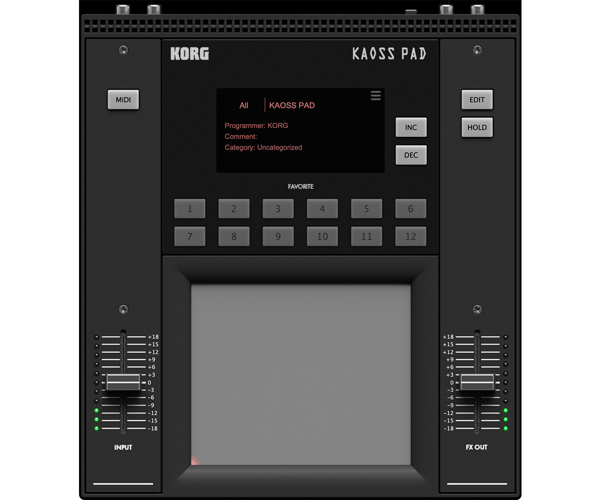 Nouveautés synthés de novembre 2022 6 KC Kaoss Pad