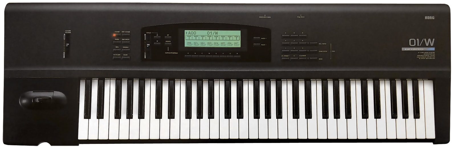 Korg 01/W découverte et entretien 2 Le Korg 01/W