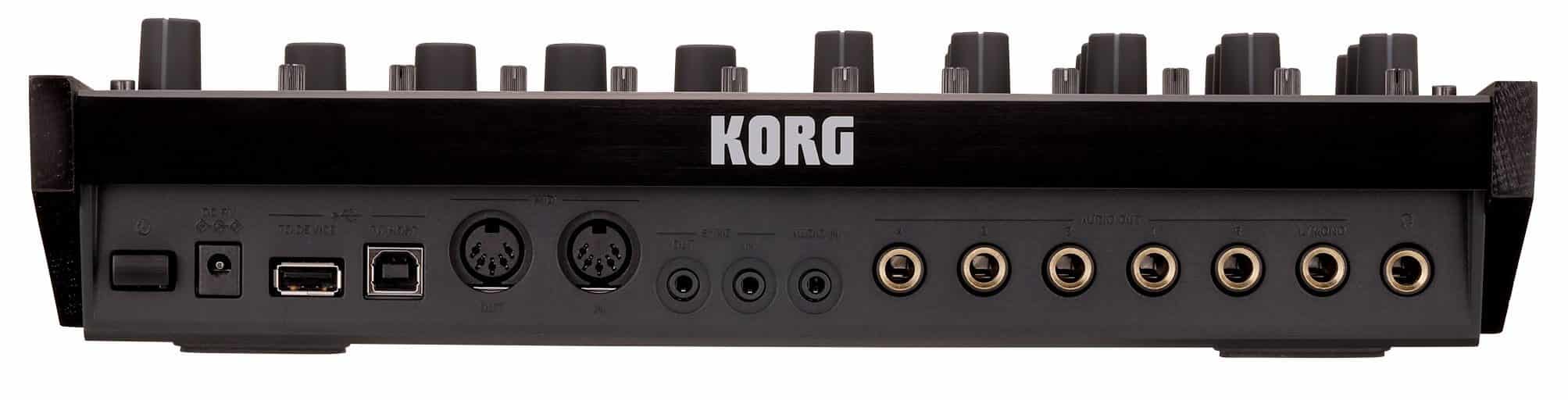 Korg Drumlogue face arri&egrave;re