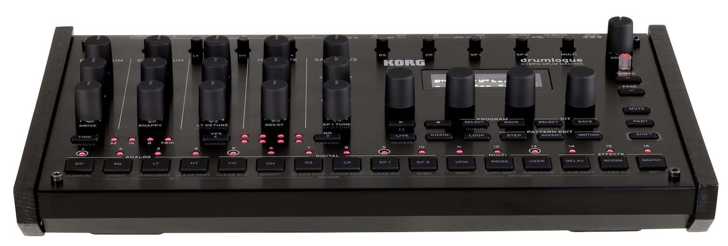 Vue de face Korg drumlogue