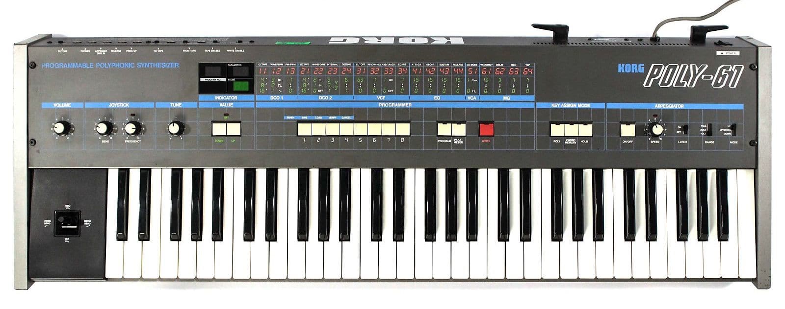 L'école "J'apprends le piano" 1 Le Korg Poly 61