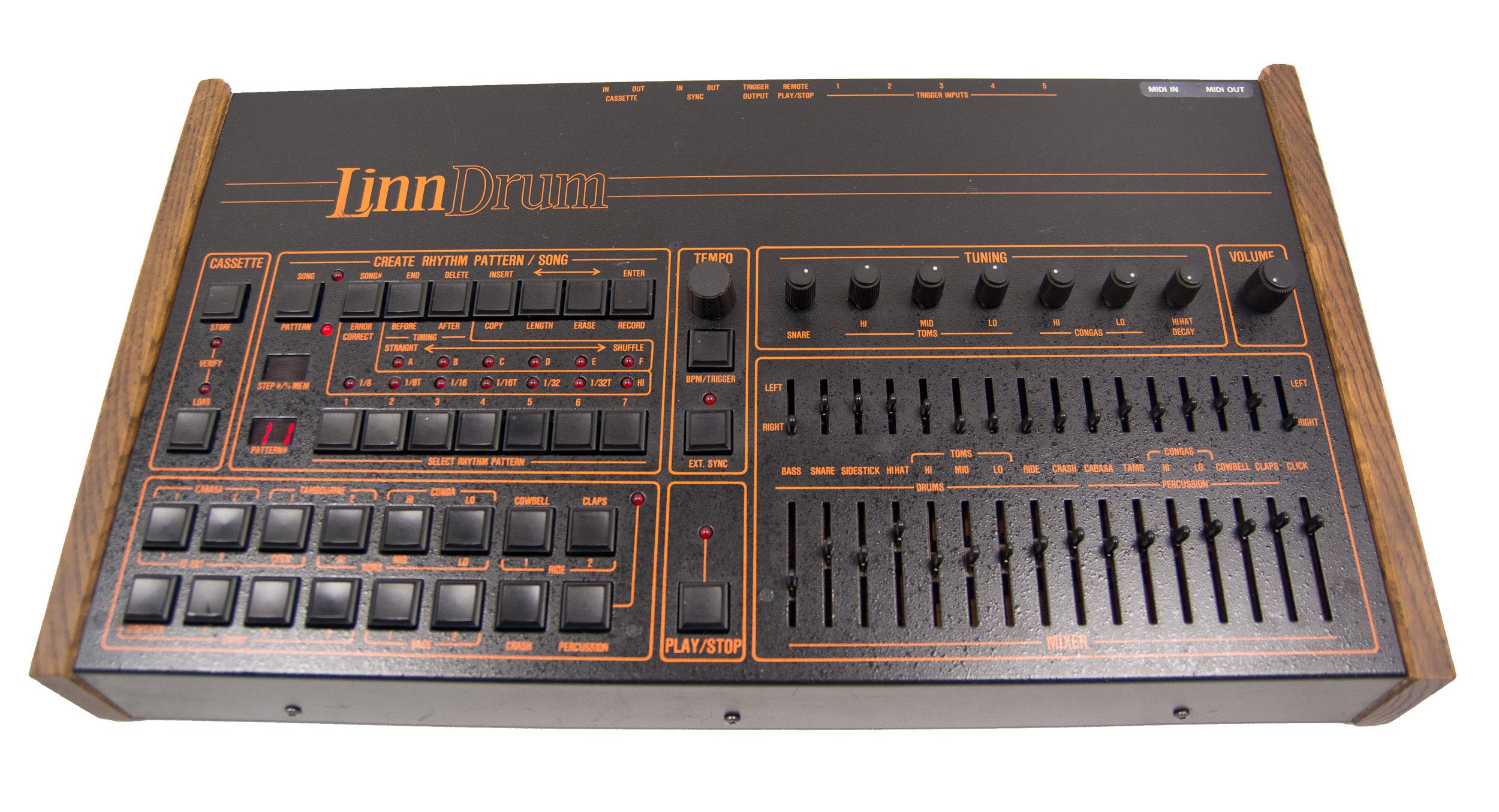 5 motifs des années 80 à reproduire sur votre boite à rythme 7 LinnDrum LM2