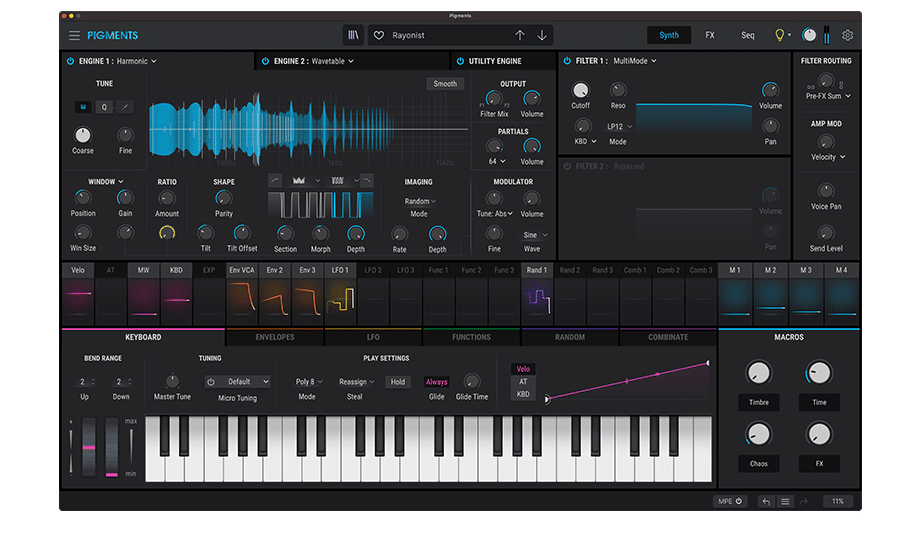 Les news synthés de la semaine 1 Arturia Pigments V3