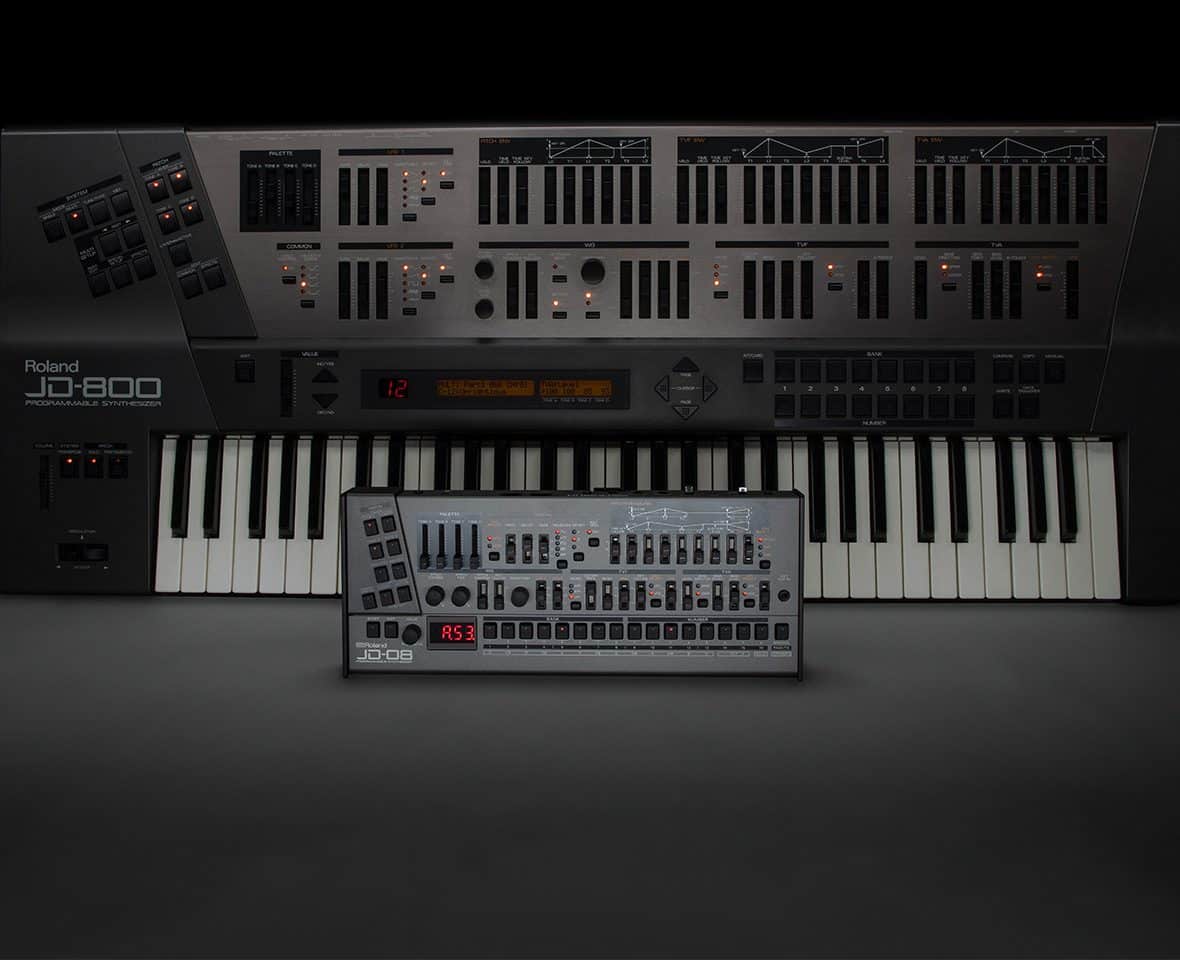 Les news synthés de novembre 2021 4 Synthétiseur Roland JD-800 et le nouveau JD-08