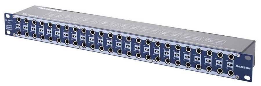 A court d'entrées pour brancher vos synthétiseurs... que faire ? 7 Patchbay Samson S-patch plus environ 150€
