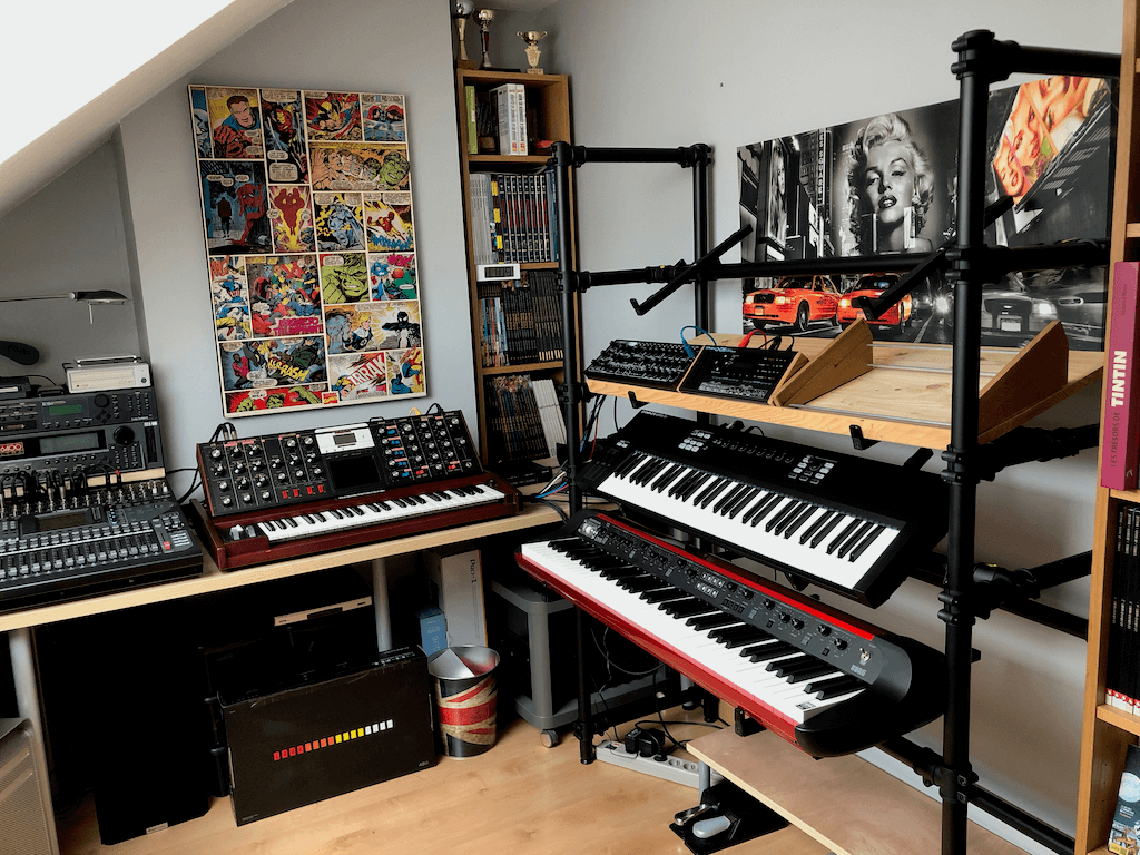 Stand Jasper vue ensemble Synthfood