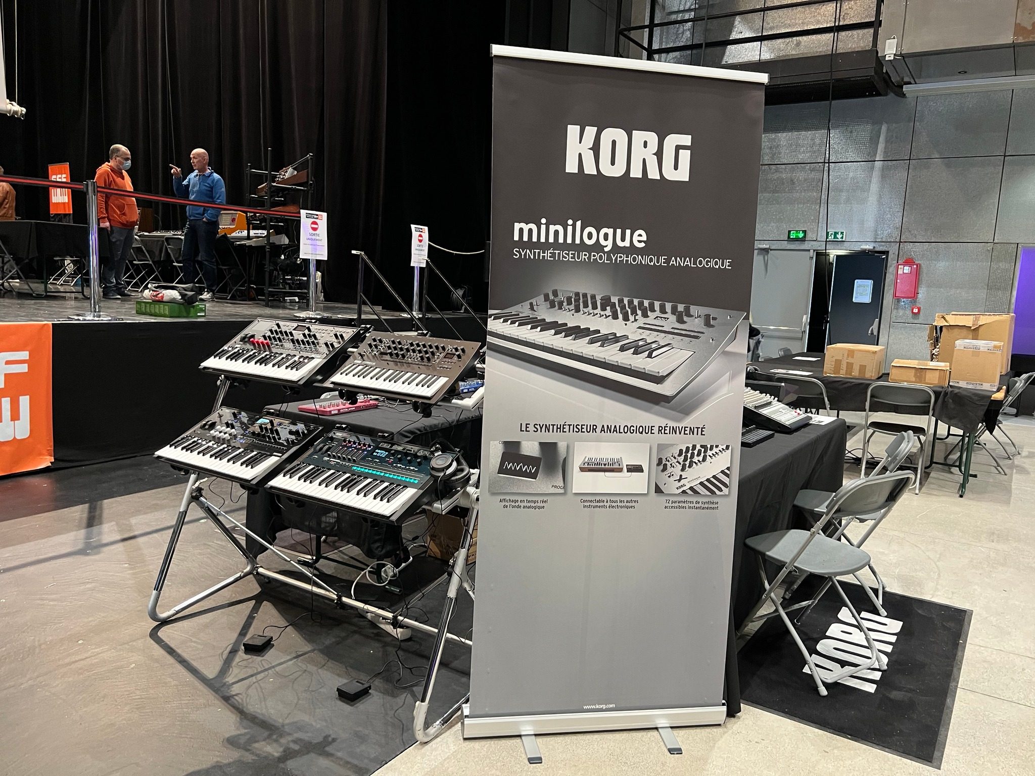 Le Synthfest 2022 : c'est magique ! 8 Le stand Korg magnifique - crédit photo Philippe Brodu