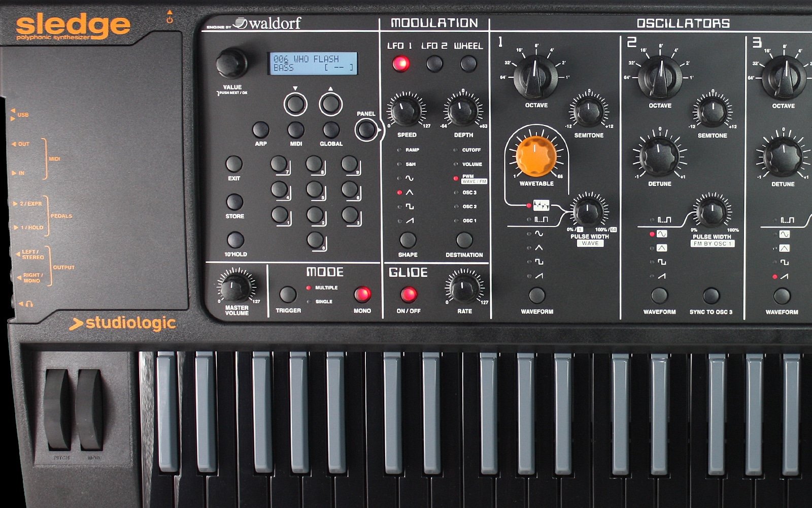 J'apprends le synthétiseur : le LFO 4 Onde Pulse sur un Sledge de Studiologic