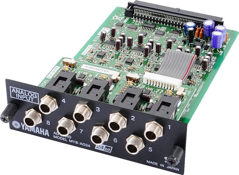 A court d'entrées pour brancher vos synthétiseurs... que faire ? 5 Carte d'extension pour table de mixage Yamaha 01v96i