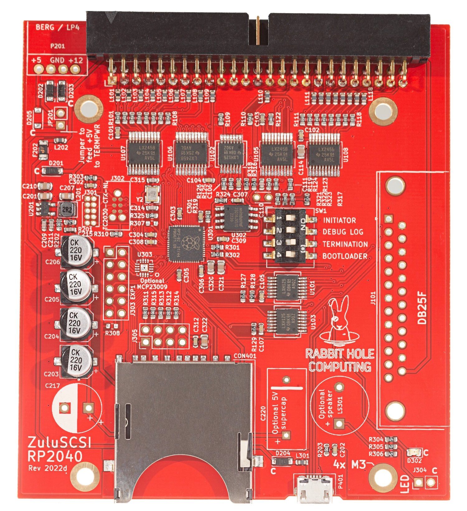 Carte Zulu SCSI la solution idéale pour votre sampler ? 5 Carte Zulu avec switch pour activer la Terminaison SCSI
