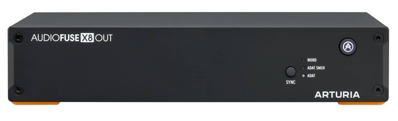 Arturia AudioFuse X8 IN et OUT vive l'ADAT ! 15 Arturia Audiofuse X8 OUT face avant