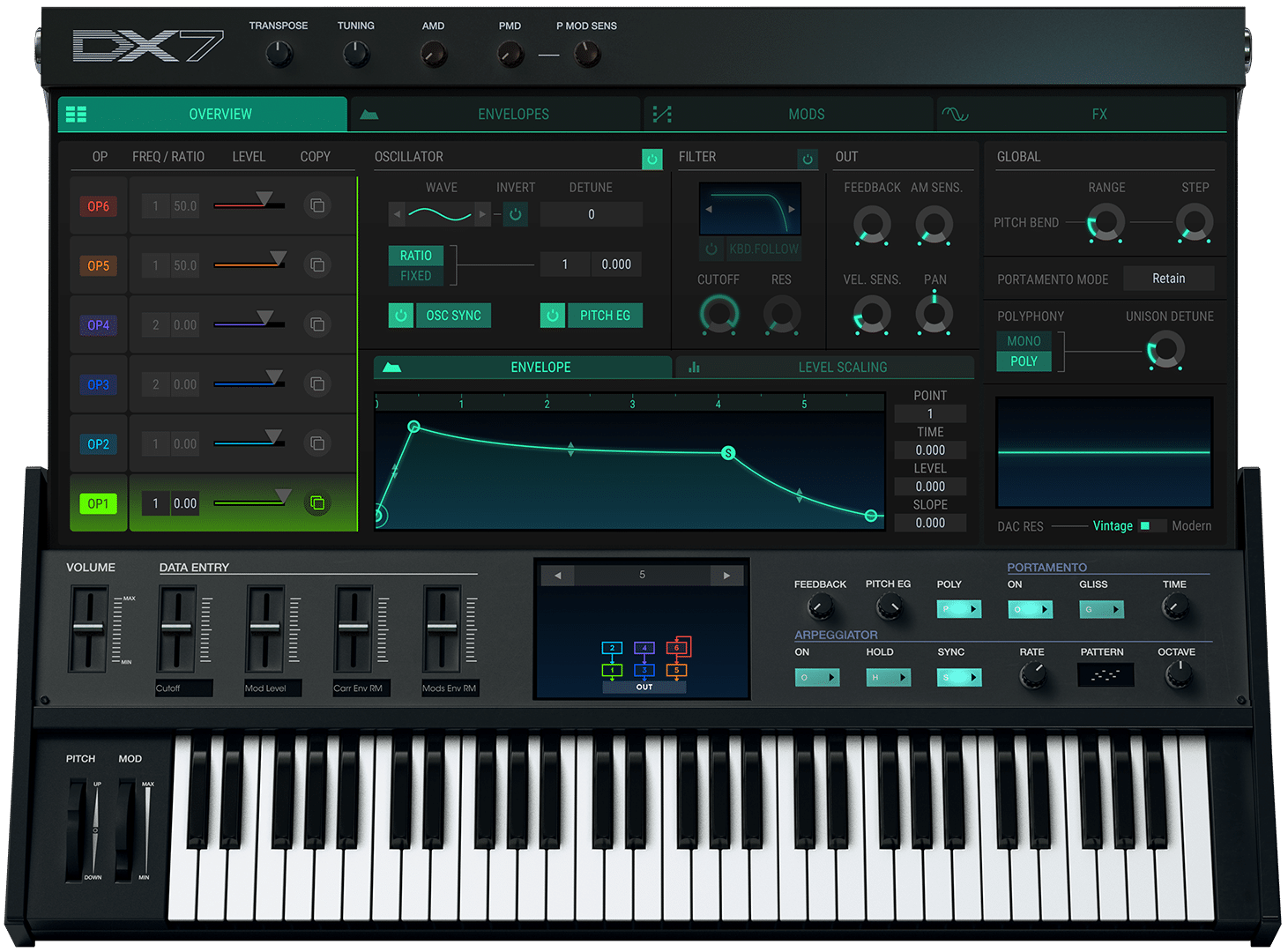 Découverte du Yamaha DX7 IID 27 Arturia DX7-V