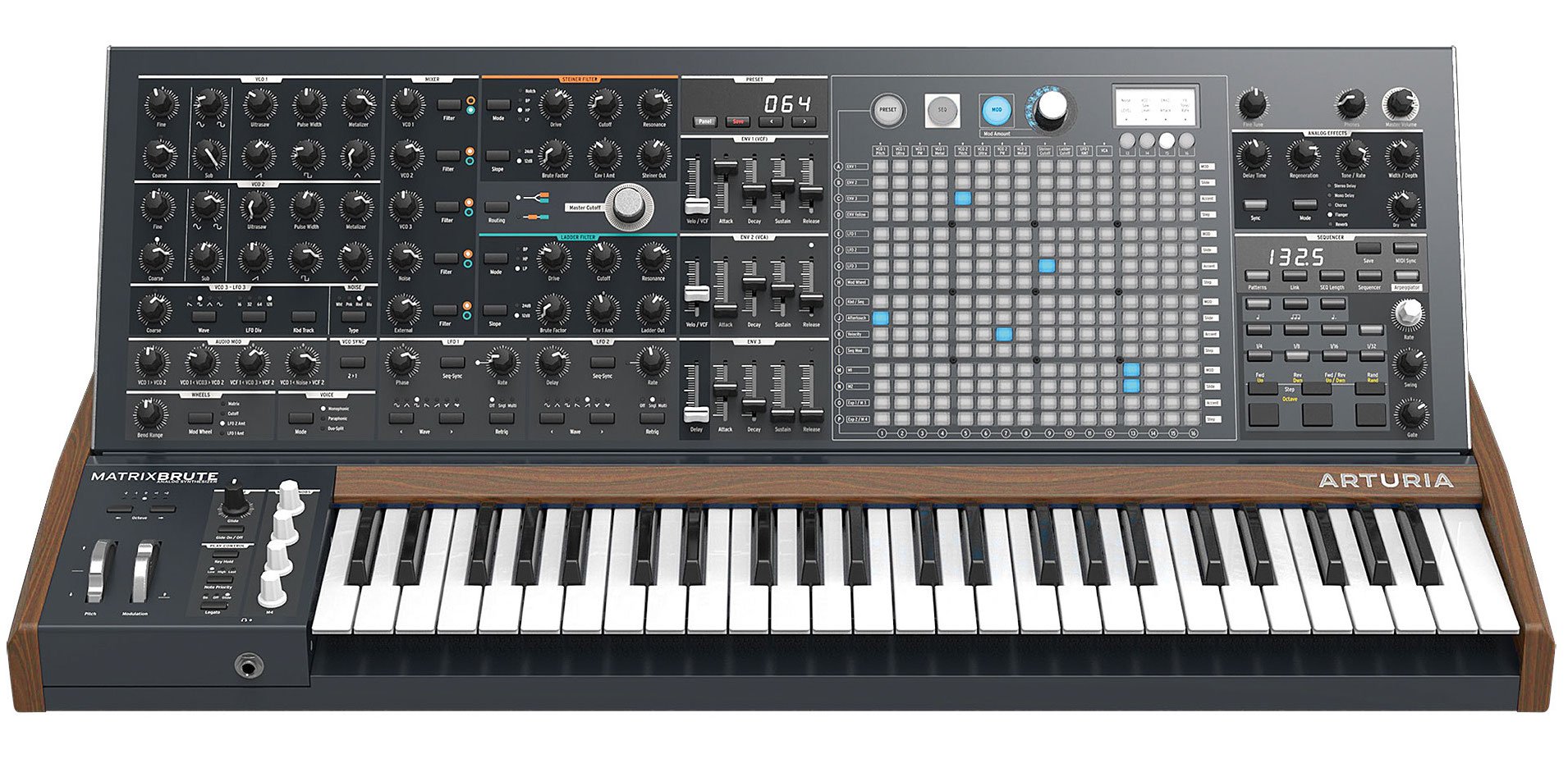 J’apprends le synthétiseur : les modulations 5 L'Arturia Maxibrute et sa matrice de modulation originale
