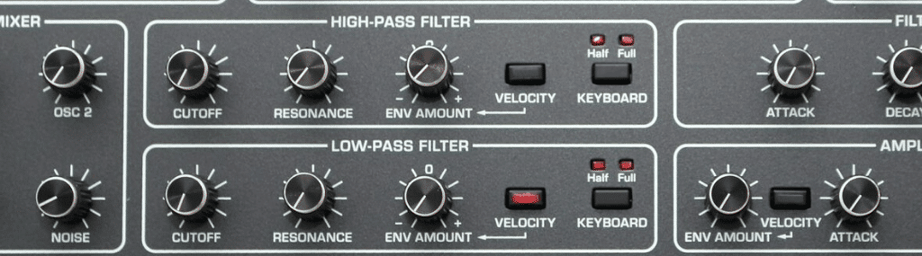 J'apprends le synthétiseur : les filtres 9 Synthé Filtre VCF