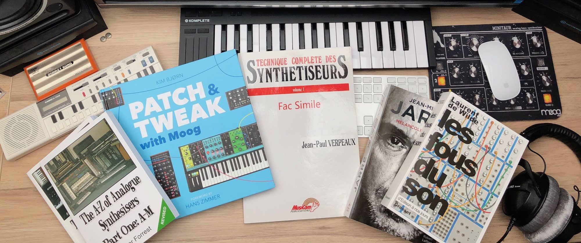 Bandeau article les livres pour les fans de synth&eacute;s