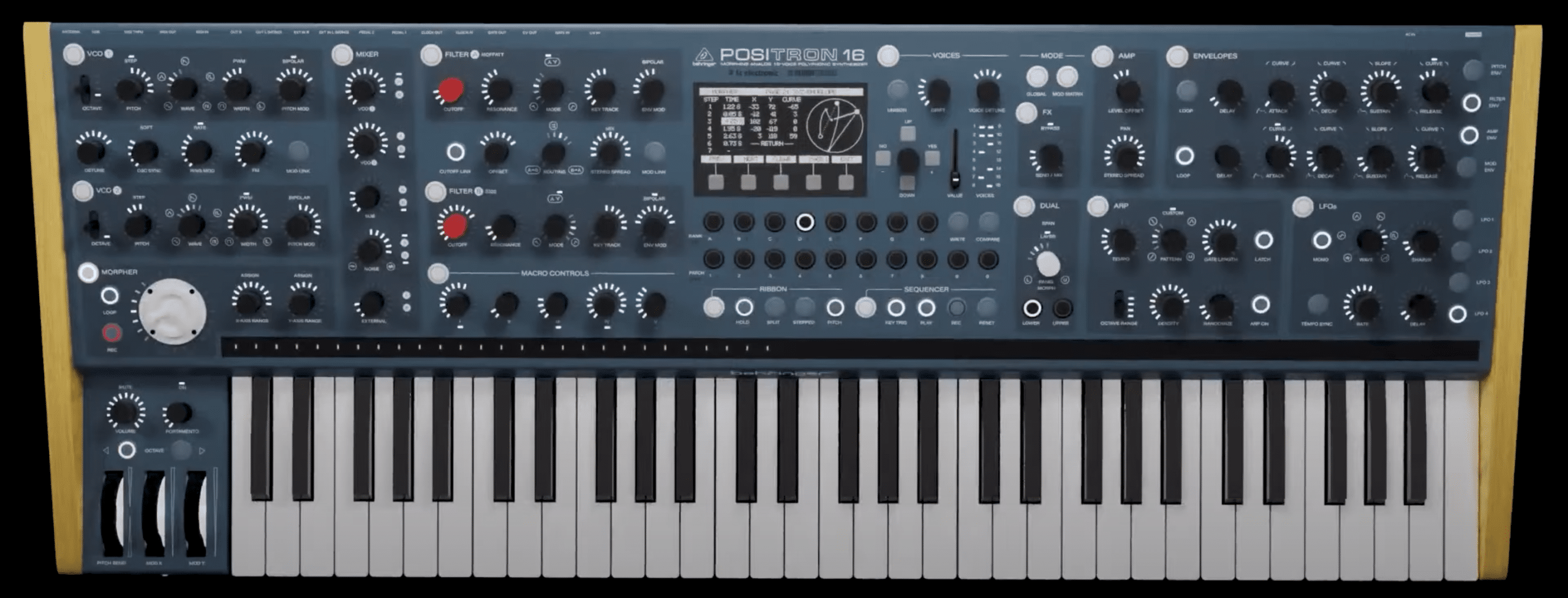 Les news synthés de Juin 2 behringer positron 16