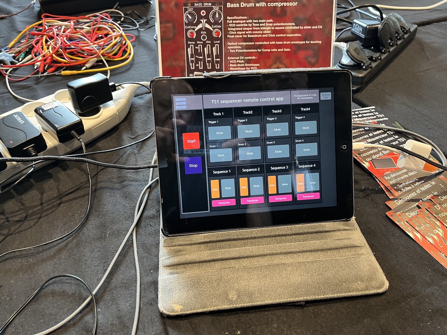BVR Application Ipad au SynthFest 2023