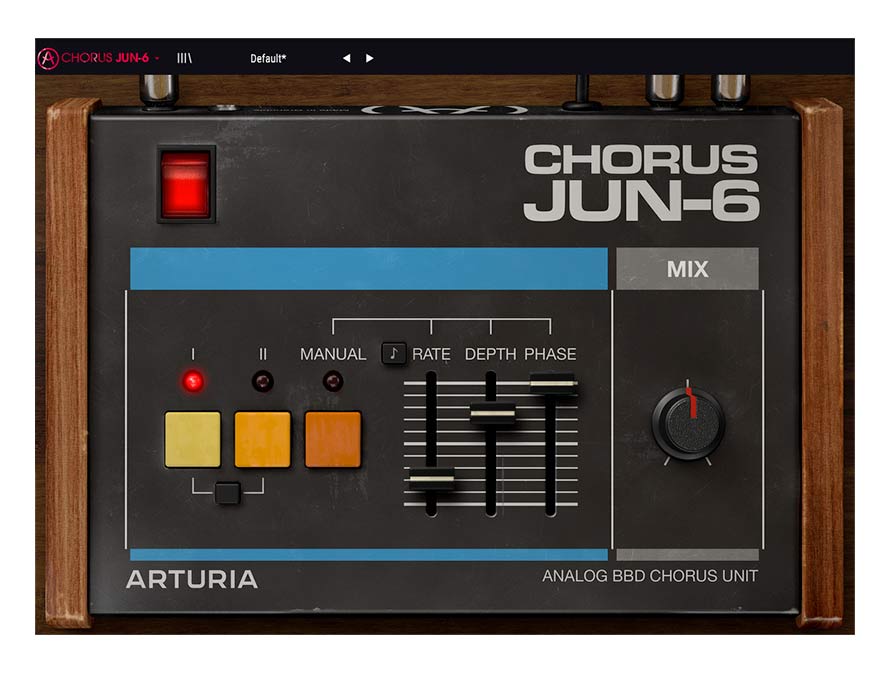 Arturia vous offre le chorus Jun-6 2 L'interface du Chorus Arturia JUN_6