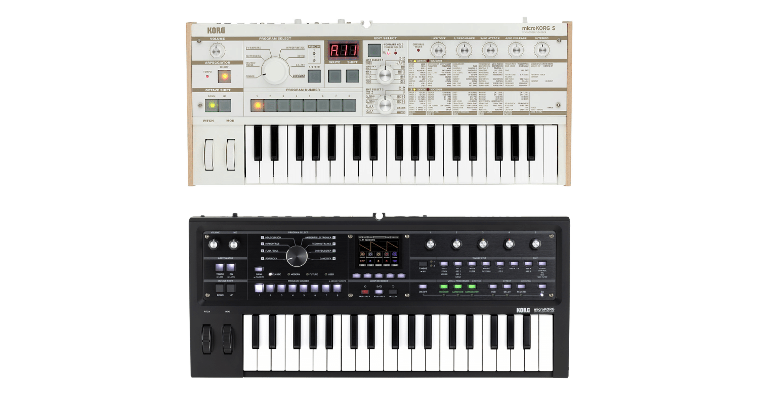 comparatif microKorg S et 2