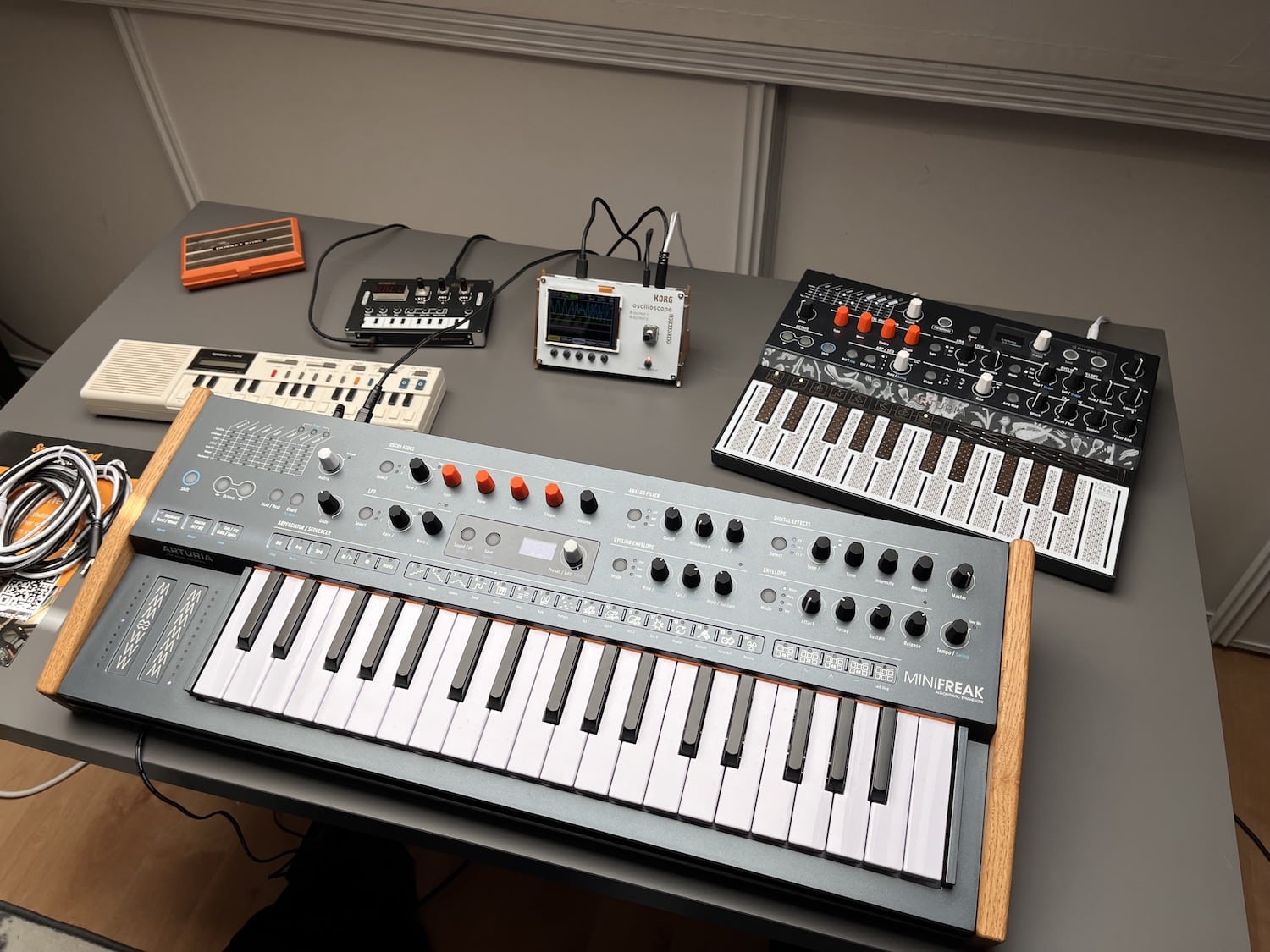 Configuration de test du Korg NTS-2
