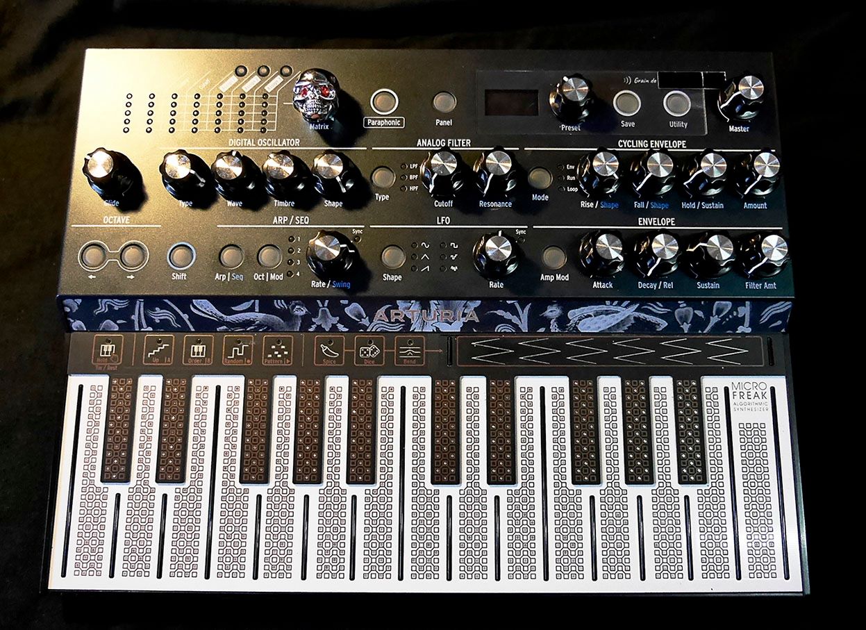 Arturia Microfreak : petit mais costaud ! 33 Custom Arturia Microfreak avec boutons style Moog
