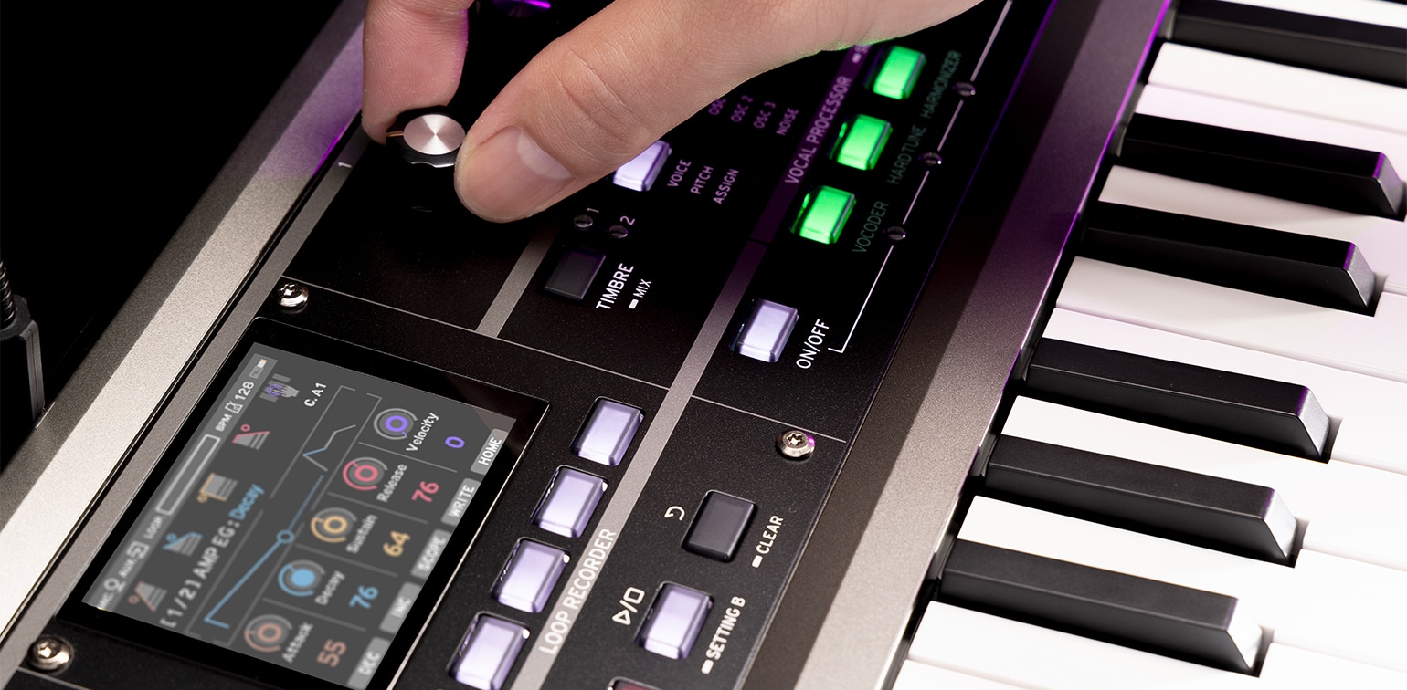 Ecran du microKORG 2