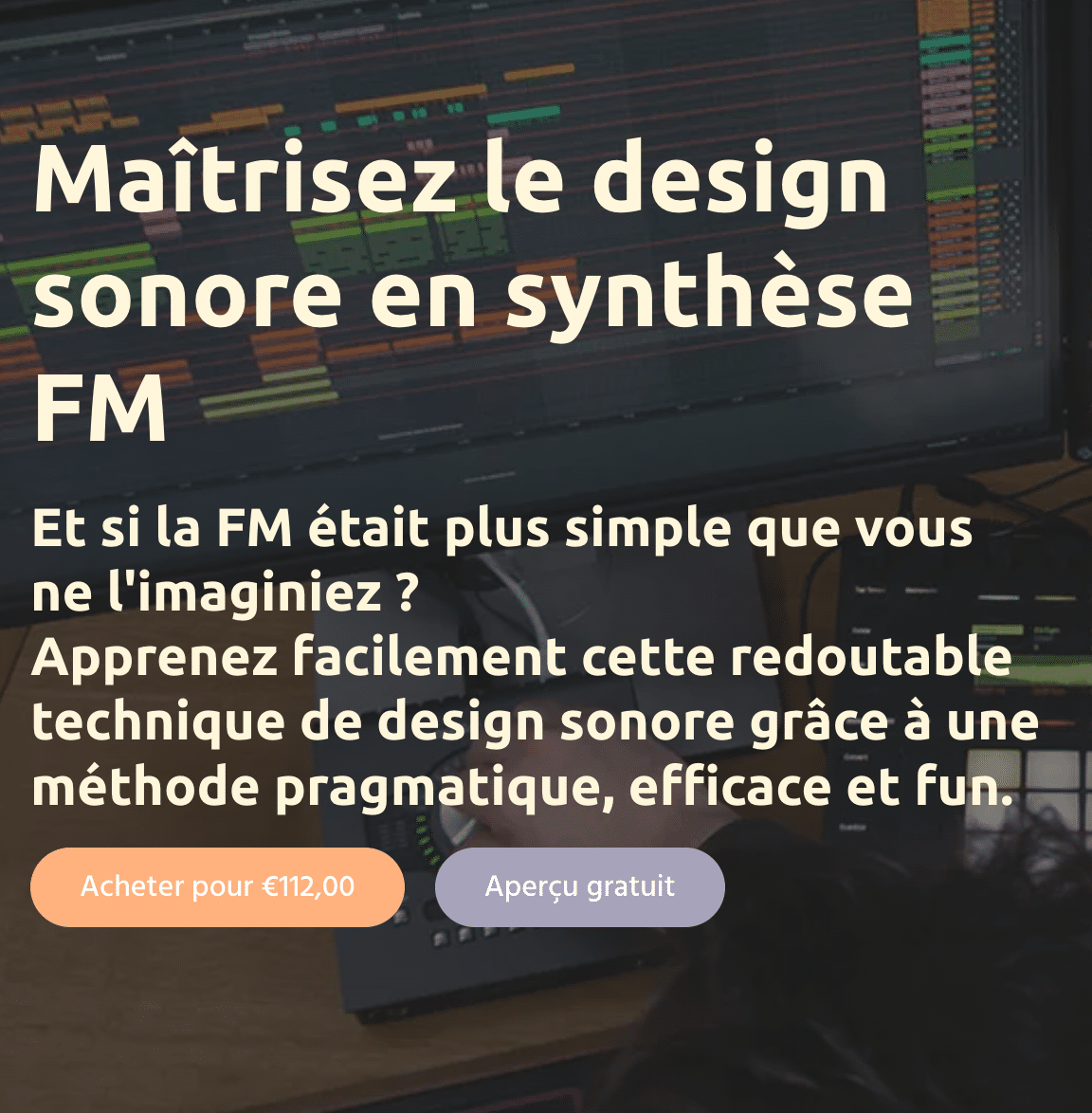 Découverte du Yamaha DX7 IID 6 Formation Synthèse FM de Saw Up