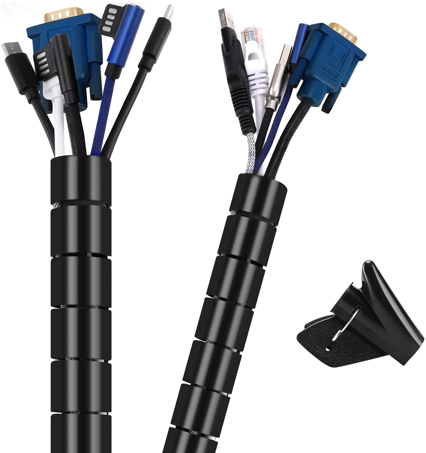 Gaine cache cable avec outil.