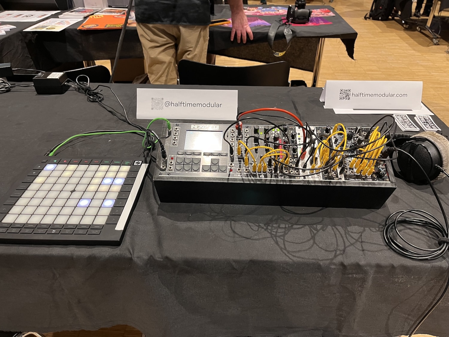 SynthFest 2024 une édition incroyable 112 modules eurorack Halftim Modular