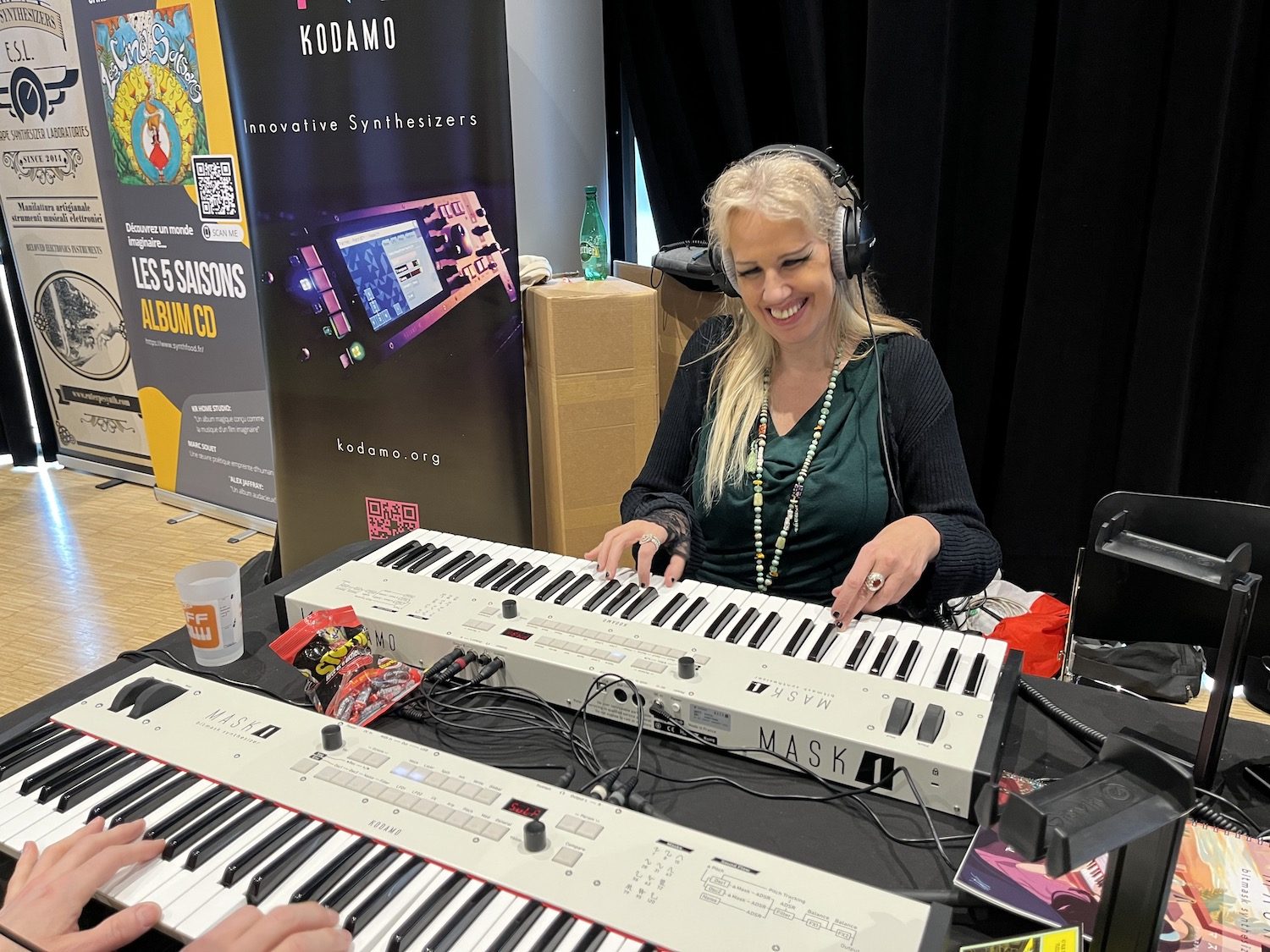 Kodamo Mask-1 test&eacute; par Sandra Baudin au SynthFest 2023