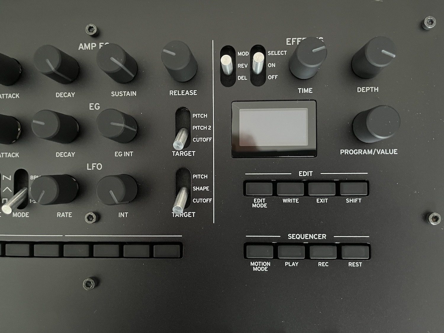 Korg minilogue xd - partie effets