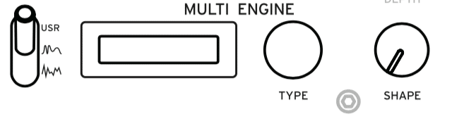 R&eacute;glages du multi engine du Korg minilogue xd
