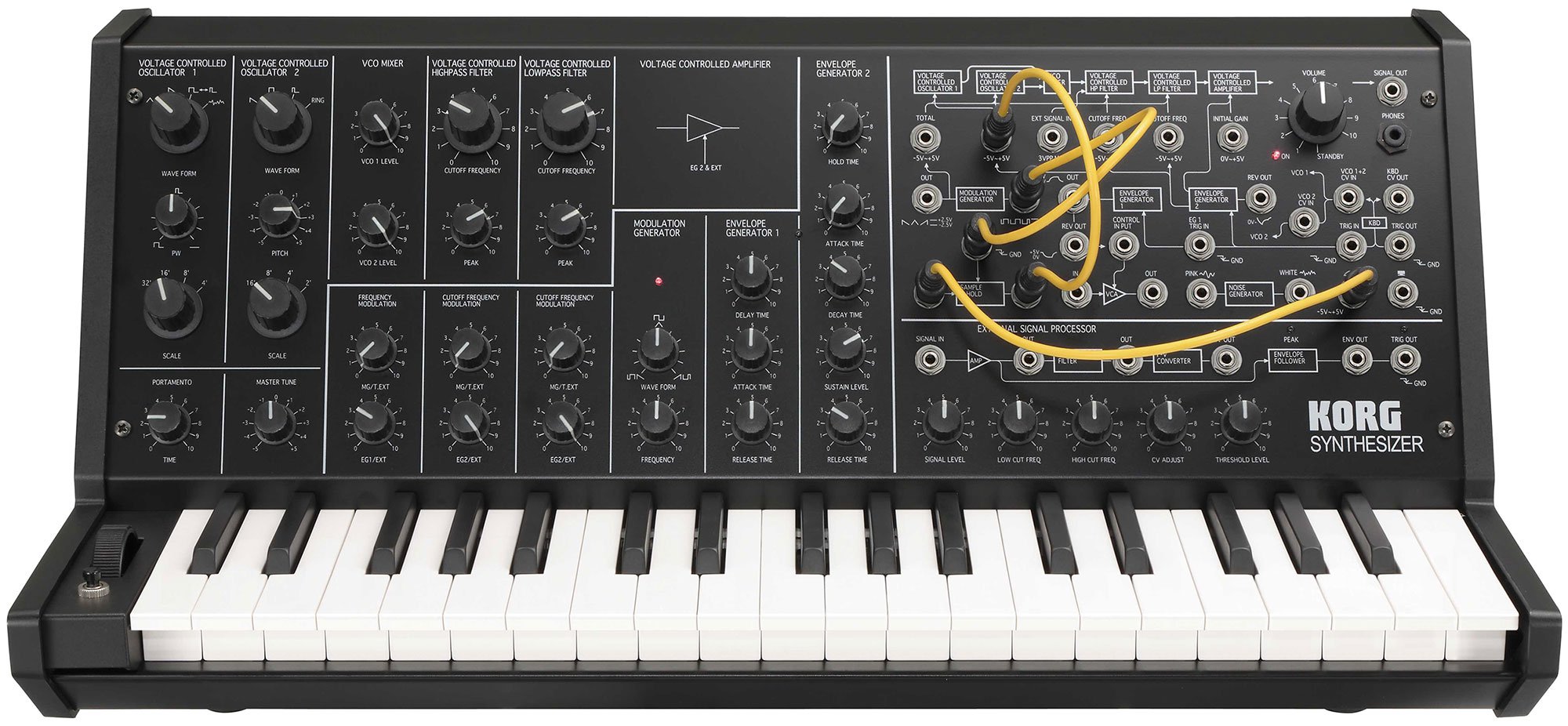 L'école "J'apprends le piano" 2 Le Korg Ms20 mini