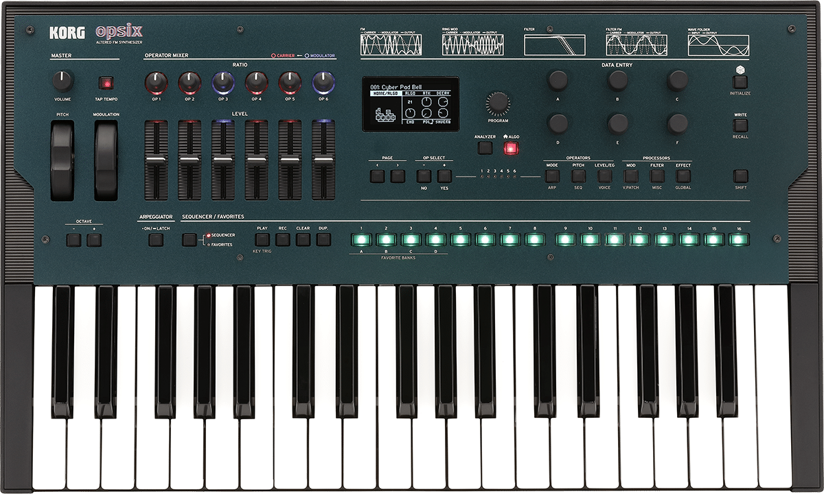 Découverte du Yamaha DX7 IID 23 Korg OPSIX