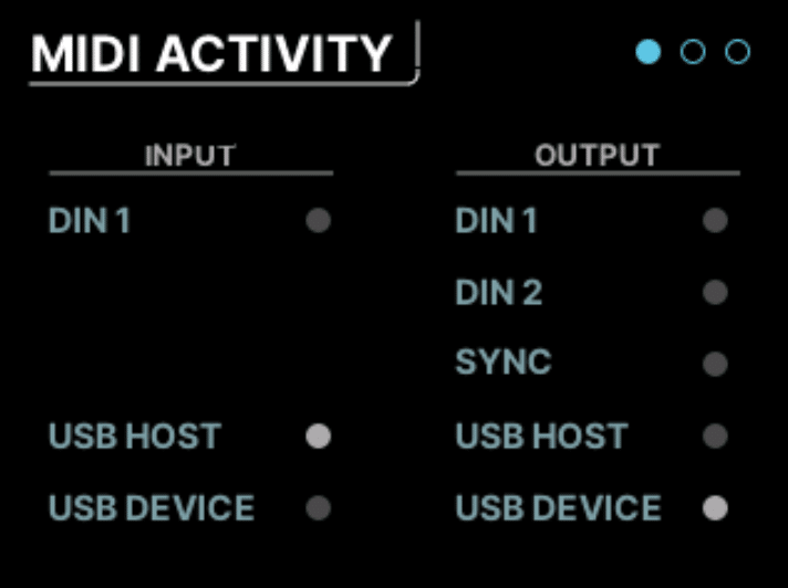 Arturia AudioFuse 16Rig idéale pour les synthétiseurs ? 30 Page MIDI Activity de l'AudioFuse