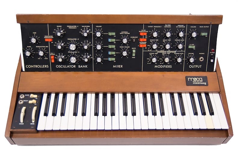 Photo du Minimoog Model D original